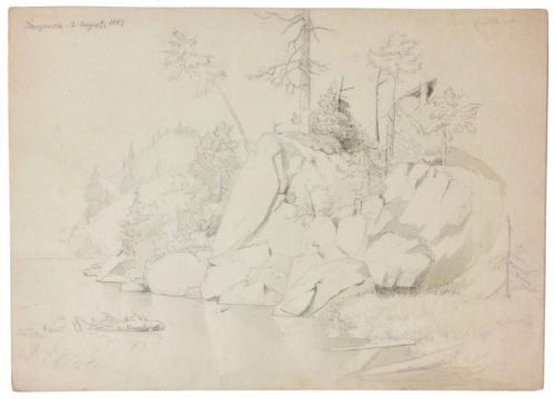 felsformation-mit-baeumen-an-teich-500-bleistift.jpg